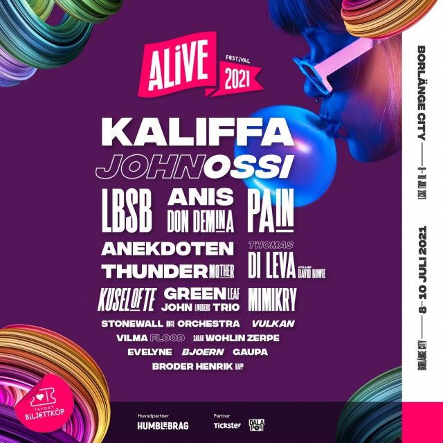 Alive festival Marknadskalendern